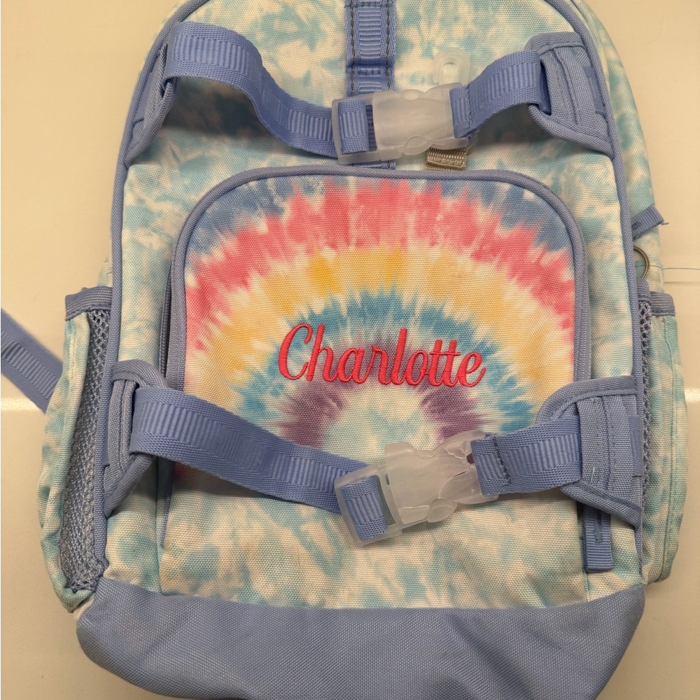 Pottery Barn Kids Pastel Tie-Dye Backpack